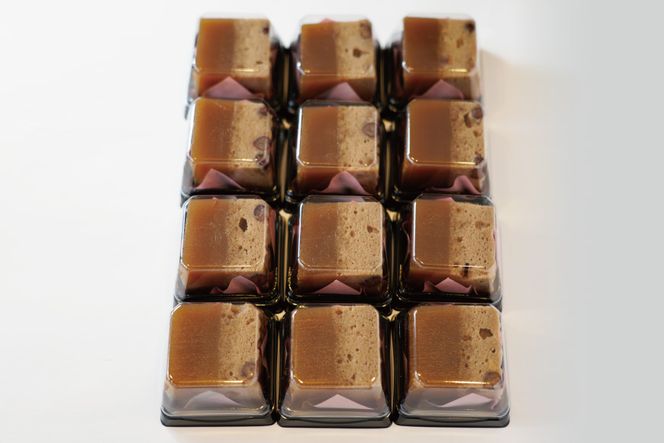 【自家焙煎珈琲豆使用】珈琲浮島 12個入 [宝達山本舗 松月堂 石川県 宝達志水町 38600586] 和菓子 浮島 蒸し菓子 コーヒー 珈琲