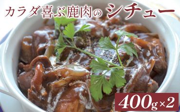 カラダ喜ぶ鹿肉のシチュー400g×2袋【41001】
