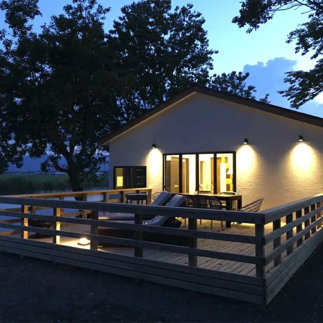 【M-165】ＳＴＡＧＥＸ高島 グランピングキャビン宿泊ディナー付［高島屋選定品］