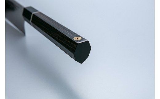 TBS「ララLIFE」で紹介されました(R5.5) H77-05 特製切付包丁 瑞雲 筋引 木鞘付き　【最長8か月を目安に配送】