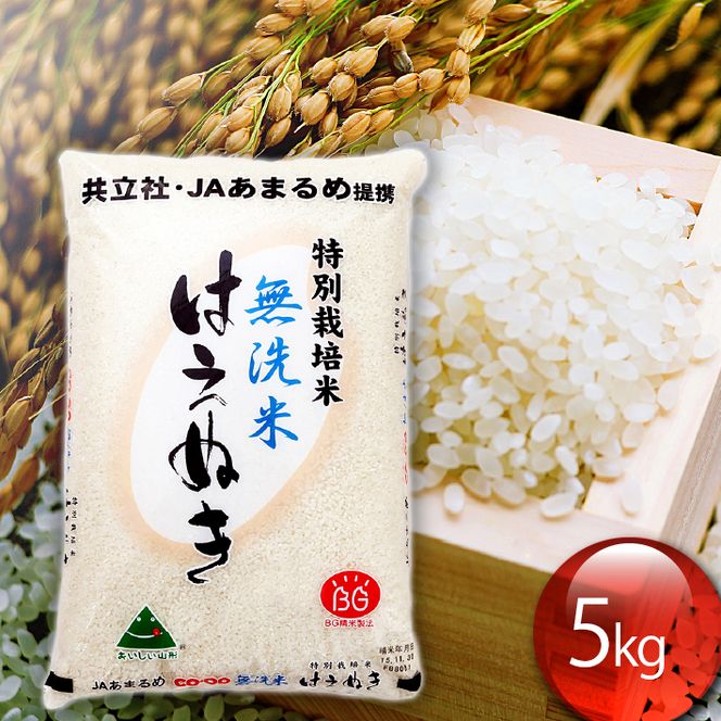 無洗米5年山形はえぬき白米30k