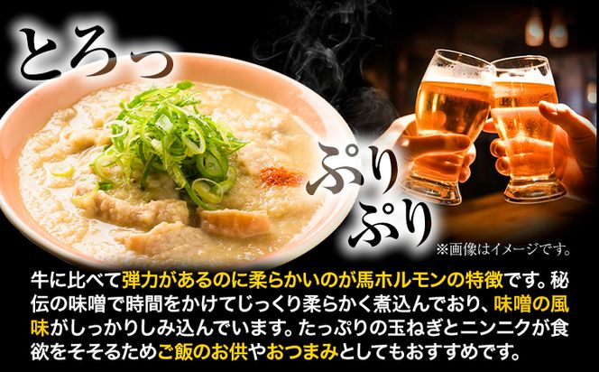 馬ホルモンの味噌煮込み 600g 200g×3 馬勝蔵 《30日以内に出荷予定(土日祝除く)》熊本県 大津 馬肉 ホルモン 味噌煮 みそ おつまみ 小術 コジュツ---so_fukzhrmiso_30d_23_13500_600g---