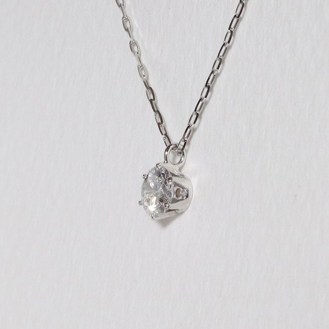 プラチナ　0.3ct up 　6本爪　ペンダント　BQ-29 