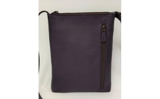 「鞄工房　香」シンプルショルダーバッグ パープル FAA3020