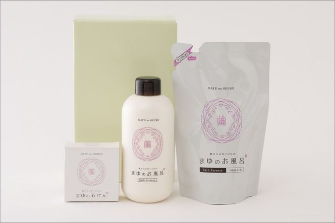 まゆのお風呂・まゆの石けんセット　AM00093