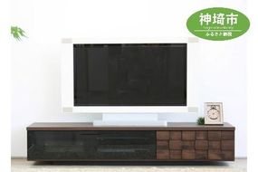 コルク 160TVボード 【テレビボード テレビ台 テレビ インテリア 組立設置付 梱包材引き取り 家具 国産 TV AV機器収納】(H062194)