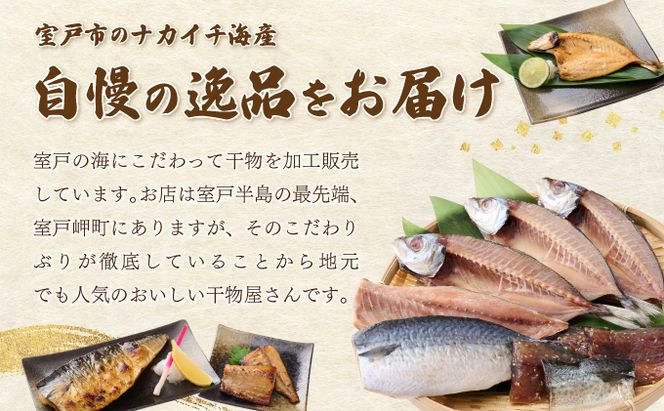 干物セット アジの干物５～８枚 お楽しみ 干物 あじ おかず 冷凍 5000円 送料無料!