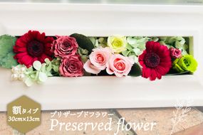 プリザーブドフラワー 額 花 ギフト プレゼント 贈答 母の日 [littleprincess 吉井圭香 石川県 宝達志水町 38600026]