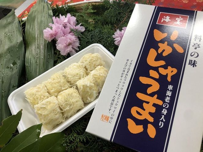 料亭 海宴の味 手作り いかしゅうまい 8ヶ入×2箱【御宿はなわらび】_HA1008