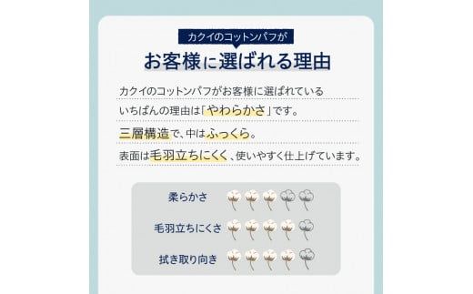 綿's Puff（化粧用コットン）　K172-009