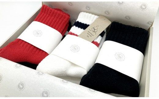 80sたのしもっ！ローゲージ足底パイルスケーターソックス　無地・ボーダー　ベーシック6足セット