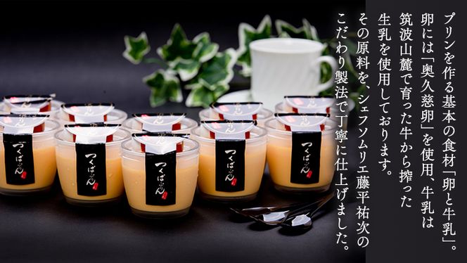 【 つくばぷりん 】 ゴールドぷりん 10個入り プリン デザート スイーツ お菓子 おかし おやつ 奥久慈卵 卵黄 濃厚 卵 とろける  [DL002ci]