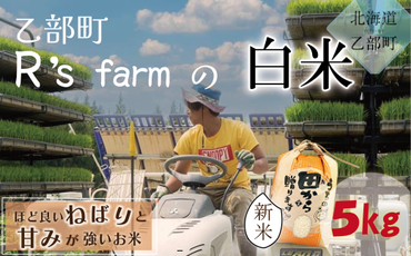 ＜北海道の米（５kg）～もっちり柔らか！若い農家が作る新米～＞