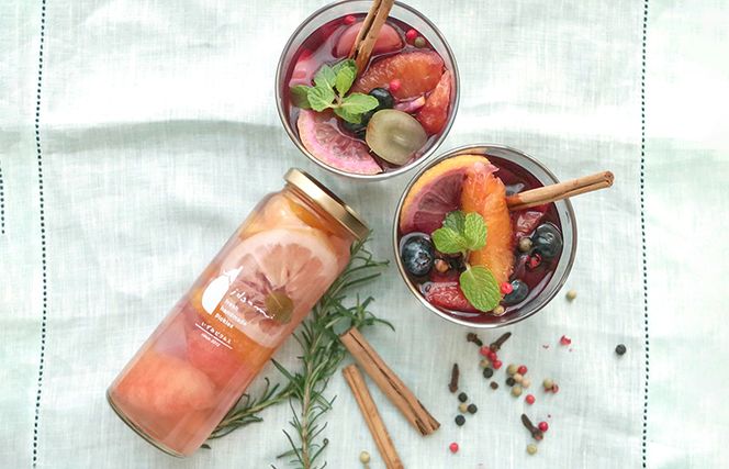 005A713 【圧倒的企業努力】フルーツピクルス2本セット（ギフト箱入） いずみピクルス NSW 