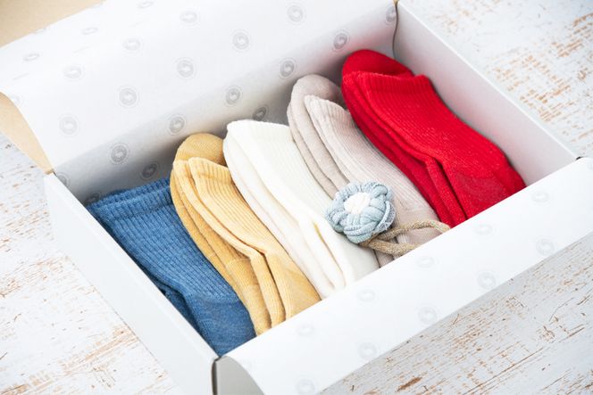 【薄いのにあたたかい！】ウール製足底補強パイルソックス（25-27cm）5足セット【A：ポップなセレクトカラー】 /// くつした 靴下 通年 人気 奈良県 広陵町 温か 温活