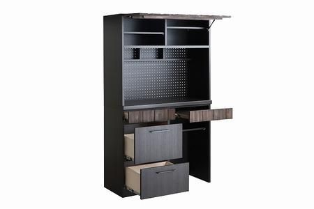 RESE 105KB D(板扉上台・ダスト下台) 【キッチンボード レンジ 食器棚 食器 キッチン 家具 国産 収納 台所収納 完成品】(H060648)