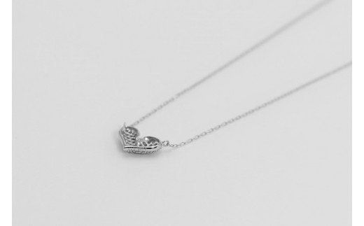 Pt900 メレーダイヤ 37個 0.19ct ハート型 ペンダントネック Islauth9 [Islauth 山梨県 韮崎市 20743429] アクセサリー ネックレス ジュエリー ダイヤ シンプル おしゃれ ハート プレゼント ギフト 贈りもの 贈答