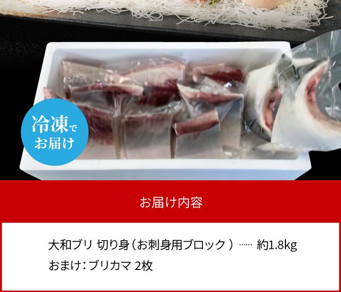 どっさり大和ブリ 切り身　N072-YC118