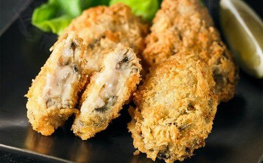 【海鮮フライセット】ブランド岩牡蠣・スルメイカ・豆アジの揚げ物３種！