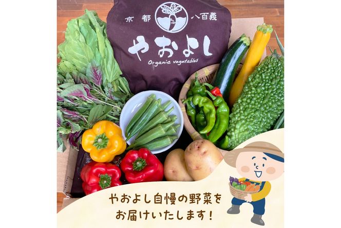 有機野菜・京野菜の『京都やおよし』の京丹後・亀岡市お野菜詰め合わせ　AA00001