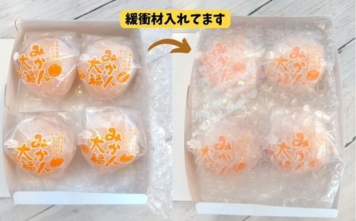 大福 みかん大福 （4個入） みかん ミカン フルーツ大福 和菓子 0B1-06