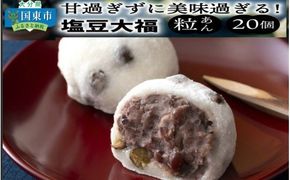 甘過ぎずに美味過ぎる！食べ始めると止まらない塩豆大福（20個）_29233A 