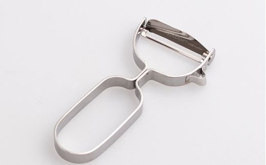 ＼12月31日までこの寄附額／（1月から寄附額改定）H4-01 皮が飛ぶ！斜め刃ピーラー（AL-161） ～オールステンレス 食洗機対応～