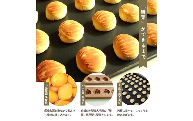 京都の縁起菓子「勝栗」28個セット ｜ スイーツ 和菓子 焼菓子 必勝祈願 白あん 和栗 ギフト 贈答 お中元 お歳暮 父の日 母の日 敬老の日 プレゼント