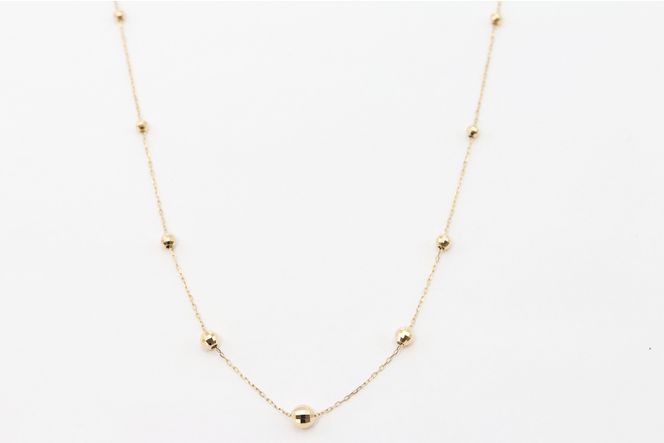 ネックレス K18 ミラーボール ステーション Islauth26 [slauth ネックレス K18 ミラーボール ステーション Islauth26 [slauth