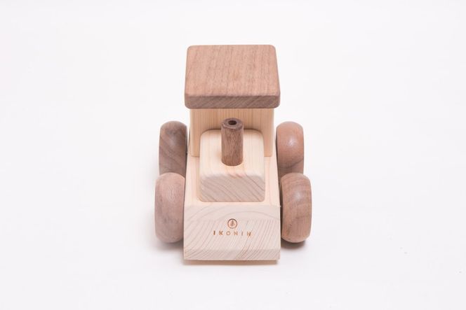 木製 オルゴール トレイン【檜のおもちゃ ＩＫＯＮＩＨ】 ≪桧 おもちゃ ヒノキ ひのき 木育 知育≫