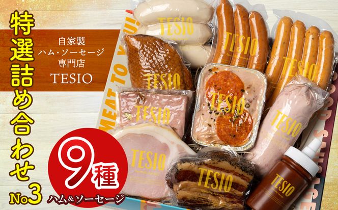 自家製ハム・ソーセージ専門店TESIO：特選詰め合わせ　No3