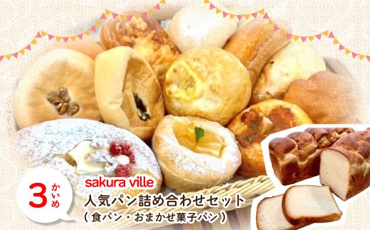 R6-376．【3回定期便】ふんわり・もっちり美味しい！四万十の人気パン食べ比べ定期便［第2弾］