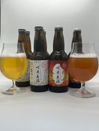 M-146 吟薫る山田錦入りビール「吟米麦酒」白・赤各3本セット（合計6本）