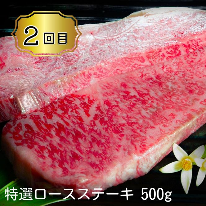 【CF】《定期便》全4回お届け！大川原高原牛　特選ロース(しゃぶしゃぶ・ステーキ・焼肉・スライス)《お申込み月の翌月から出荷開始》---sanagouchi_nfw_18_tei---