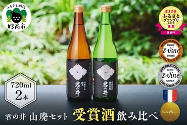 君の井 山廃 2種 セット 720ml×各1本