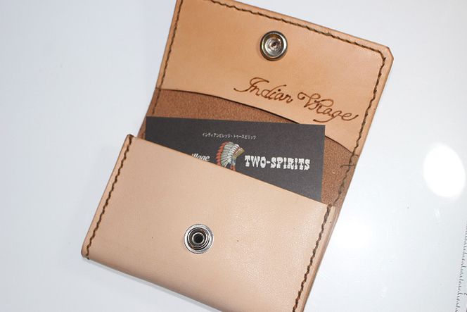 サドルレザー名刺入れ [No.454]