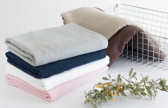 G2035 【スピード発送】スピードライガーゼバスタオル 3枚セット（ネイビー）