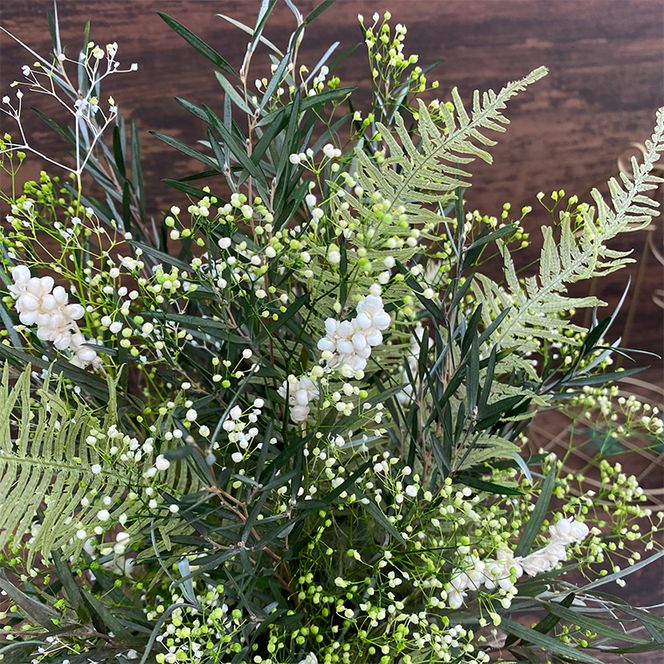 AJ170-1 プリザーブドフラワー【クロエ/グレージュ】春日部市 シュガーパイン