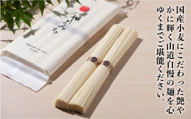 国産小麦100％ 山道そうめん・うどんセット / 50g×5束・160g / そうめん 素麺 うどん 麺 / 南島原市 / そうめんの山道 [SDC010]