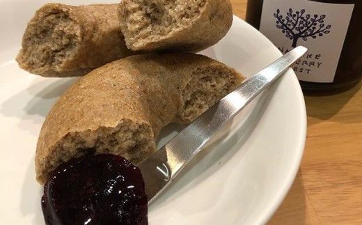 牛久市産小麦全粒粉100％のベーグル14個セット[BD005us]