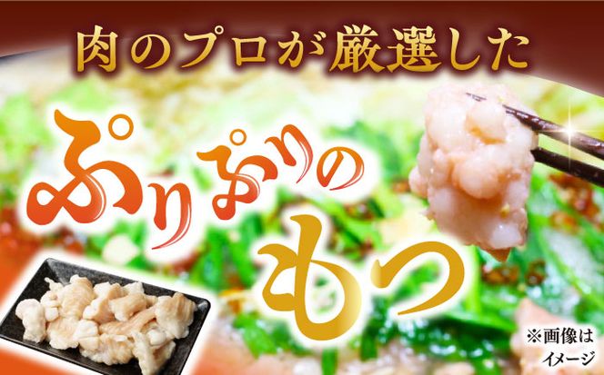 【ランキング１位受賞！】 博多 明太 もつ鍋 セット 10人前《築上町》【株式会社MEAT PLUS】 [ABBP011]