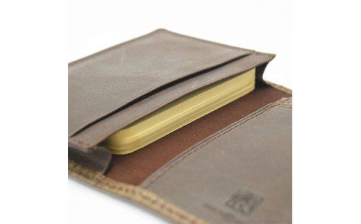 【サイフ工房ANDOU】シュリンクレザー名刺入れ[AH005us]