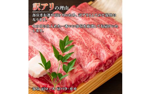 訳アリ！博多和牛しゃぶしゃぶすき焼き用（肩ロース肉・肩バラ・モモ肉）5kg(500g×10p)