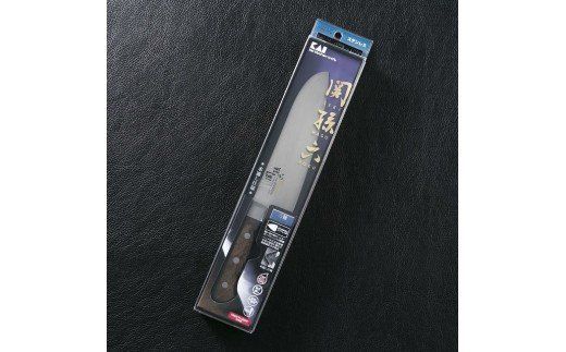 H17-22 関孫六 べにふじ 三徳ディンプル165mm