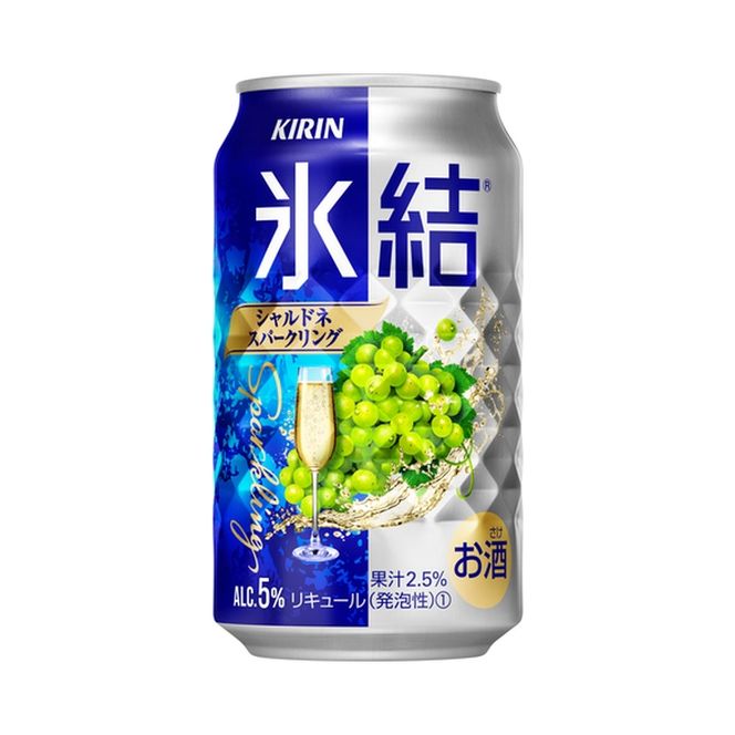キリン 缶チューハイ 氷結 350ml シャルドネスパークリング　1箱24本入り【お酒　チューハイ】◇