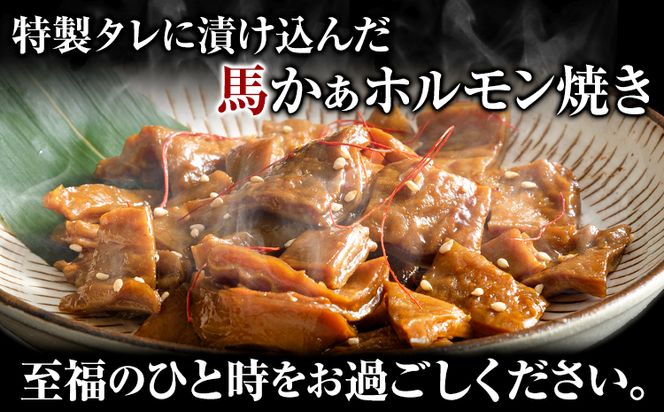 馬ホルモン焼 10個セット 10人前 (100g×10個) 千興ファーム 《60日以内に出荷予定(土日祝除く)》 熊本県 御船町 ホルモン ホルモン焼き 馬ホルモン 馬 馬肉 タレ たれ 個包装 おつまみ 送料無料 大人気 簡単調理---sm_fbhoru_60d_23_13500_10set---