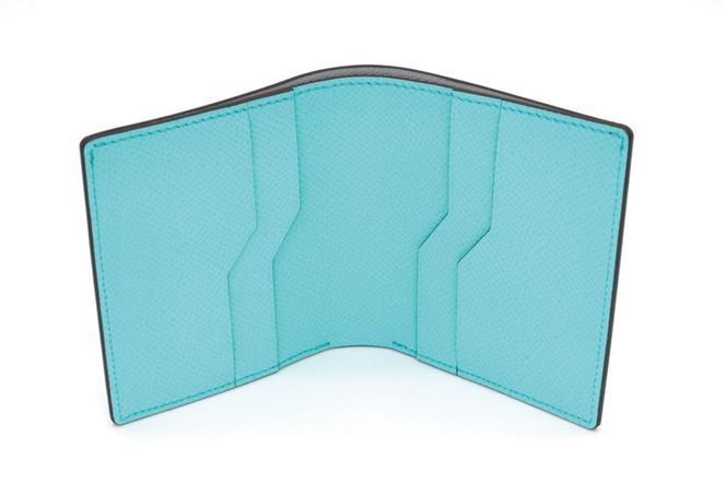 ミニ財布 フェアリーブルー｜田村製作所 大阪府 守口市 革 本革 レザー 財布 コンパクト メンズ レディース 男女兼用 [2077]