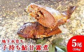 地下水育ち　子持ち鮎甘露煮5尾