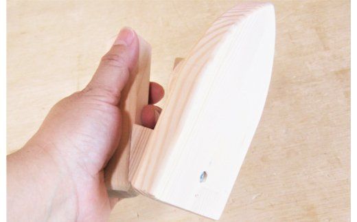 099H2190 手作り木製 アイロン台（アイロン付き）