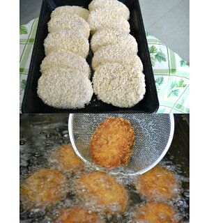 ひら山特製　亀岡牛入り和牛ハンバーグ＆コロッケセット